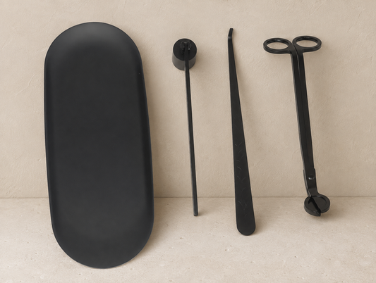 Candle Care Kit Matte Black