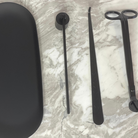 Candle Care Kit Matte Black