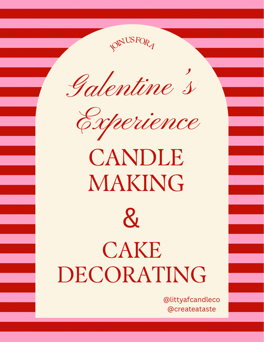 Galentine's Candle and Cake Workshop